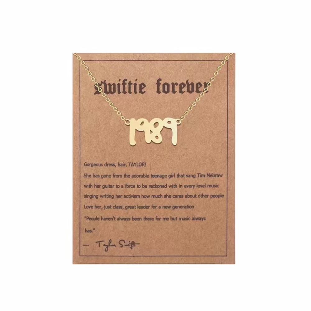 Taylor Swift 1989 Necklace